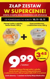 Gazetka promocyjna Biedronka - Od Poniedziałku - Gazetka - ważna od 15.11 do 15.11.2025 - strona 84 - produkty: Pierogi, Makaron, Zupa, Zupa pomidorowa, Kosz