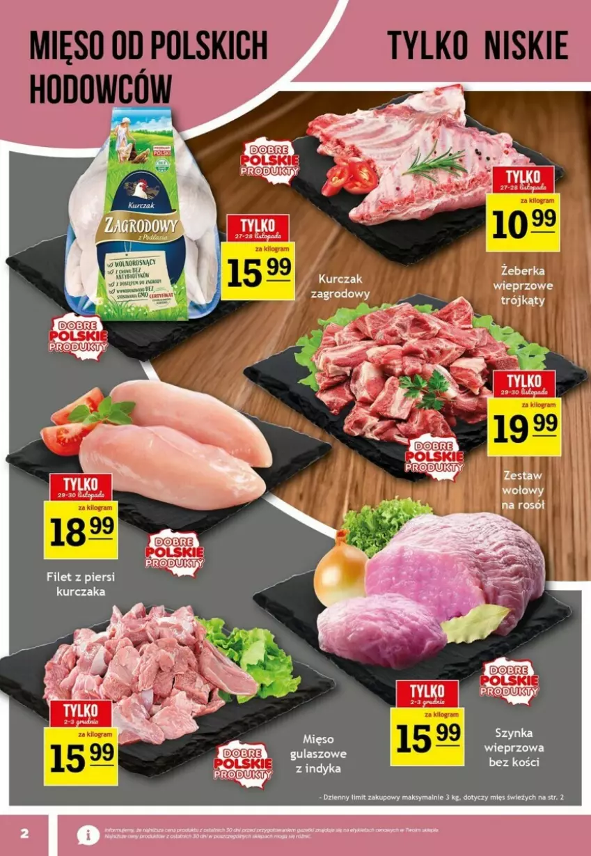 Gazetka promocyjna Gram market - ważna 27.11 do 03.12.2024 - strona 9 - produkty: Filet z piersi kurczaka, Kurczak