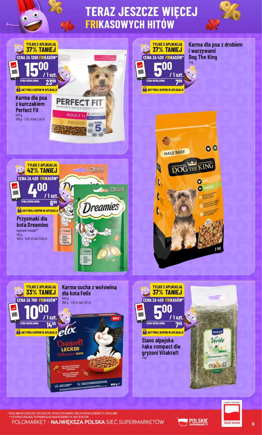 Gazetka promocyjna PoloMarket - Katalog Frikasy - ważna 23.09 do 29.09.2026 - strona 9 - produkty: AEG, Body, Felix, Gry, Kurczak, LANA, Laur, Por, Przysmaki, Vitakraft, Warzywa