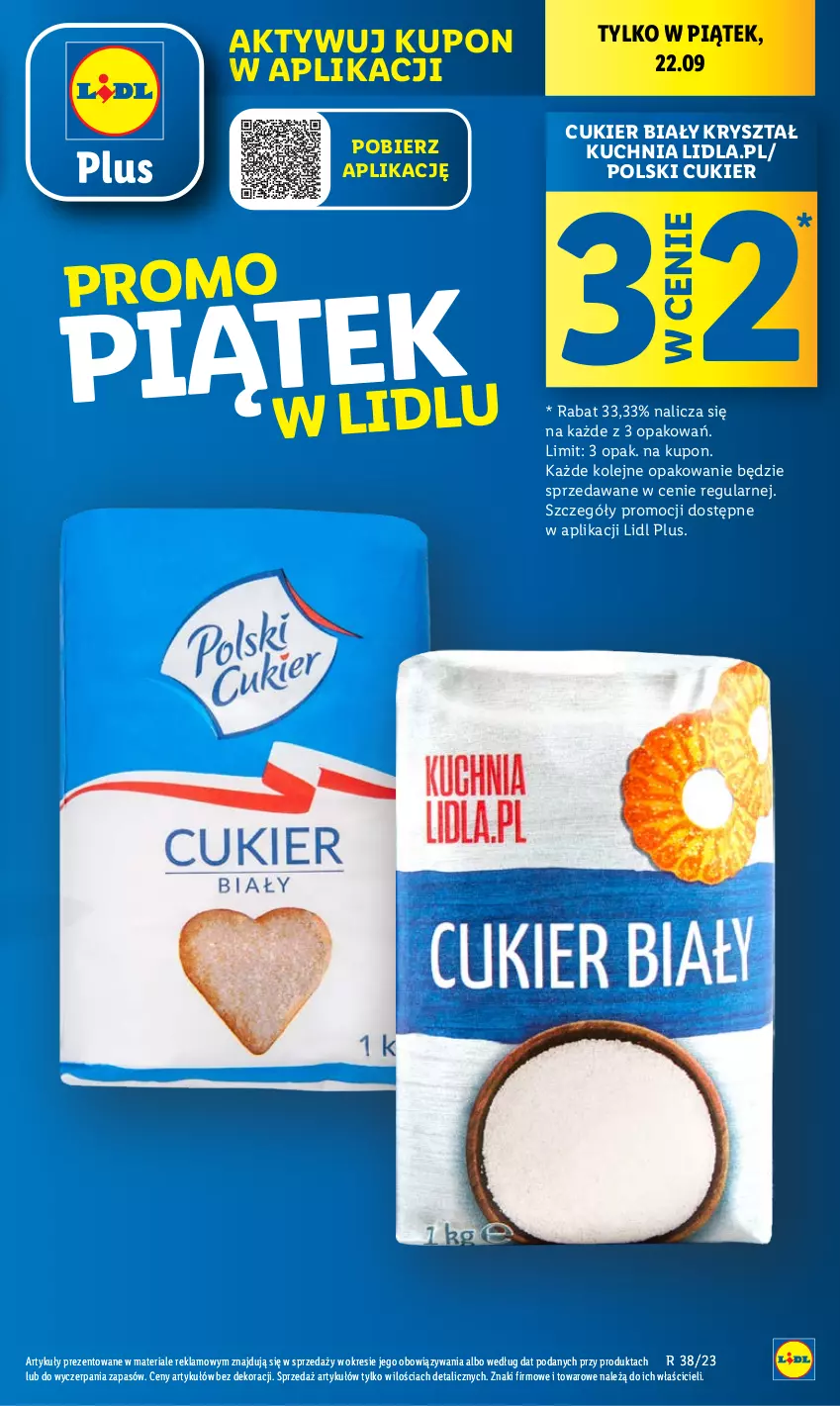 Gazetka promocyjna Lidl - GAZETKA - ważna 21.09 do 23.09.2023 - strona 15 - produkty: Cukier, Kuchnia, Olej