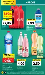 Gazetka promocyjna Lidl - GAZETKA - Gazetka - ważna od 23.09 do 23.09.2023 - strona 28 - produkty: Lemoniada, Coca-Cola, Napoje, Napój gazowany, Oshee, Woda mineralna, Woda, Mango, Napój, Olej, Magnez