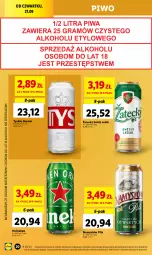 Gazetka promocyjna Lidl - GAZETKA - Gazetka - ważna od 23.09 do 23.09.2023 - strona 30 - produkty: Piwa, Piwo, Gra, Namysłów, Heineken, Tyskie