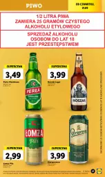 Gazetka promocyjna Lidl - GAZETKA - Gazetka - ważna od 23.09 do 23.09.2023 - strona 31 - produkty: Piwa, Piwo, Gra, Perła