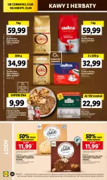 Gazetka promocyjna Lidl - GAZETKA - Gazetka - ważna od 23.09 do 23.09.2023 - strona 32 - produkty: Piec, Torebka, Earl Grey, Ciastka, Kawa ziarnista, Kawa mielona, Kawa, Kosz, Herbata czarna, Lody, Regał, Lavazza, Herbata