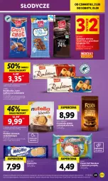 Gazetka promocyjna Lidl - GAZETKA - Gazetka - ważna od 23.09 do 23.09.2023 - strona 33 - produkty: Ciastka, Nutella, Ser, Puf, Rust, Milky Way, Czekolada mleczna, Czekolada, Rurki, Deser, Fa