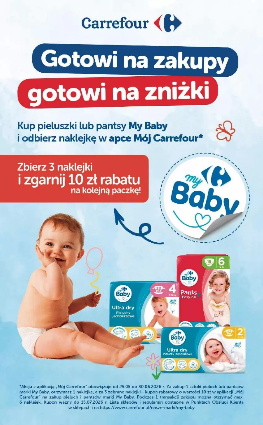 Gazetka promocyjna Carrefour - Gazetka Carrefour, Market w SUMIE od czwartku WEEKEND OKAZJI - ważna 18.06 do 20.06.2026 - strona 10 - produkty: Baby O, Klej, Tran