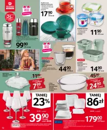Gazetka promocyjna Selgros - Oferta przemysłowa - Gazetka - ważna od 16.03 do 16.03.2022 - strona 12 - produkty: Por, Termos, Pojemnik, LANA, Talerz, Naczynie żaroodporne, Kubek termiczny, Kubek, Komplet obiadowy, Lanki, LG