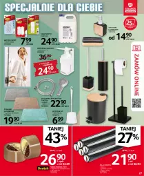 Gazetka promocyjna Selgros - Oferta przemysłowa - Gazetka - ważna od 16.03 do 16.03.2022 - strona 27 - produkty: Słuchawka prysznicowa, Dywanik, Szczotka, Dozownik łokciowy, Tran, Taśma pakowa, Haczyk, Dozownik, Waga, Dywan