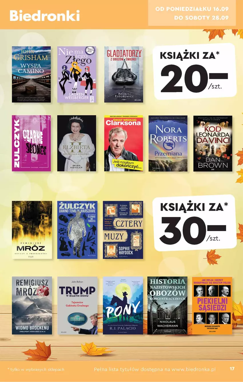 Gazetka promocyjna Biedronka - ważna 16.09 do 28.09.2024 - strona 17 - produkty: Brie