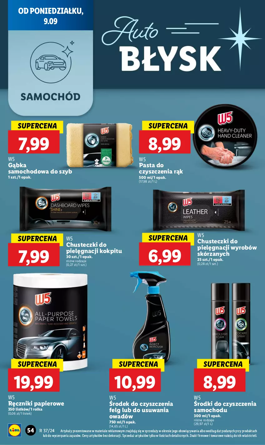 Gazetka promocyjna Lidl - GAZETKA - ważna 09.09 do 11.09.2024 - strona 58 - produkty: Chusteczki, LG, Papier, Ręcznik, Ręczniki papierowe, Stek