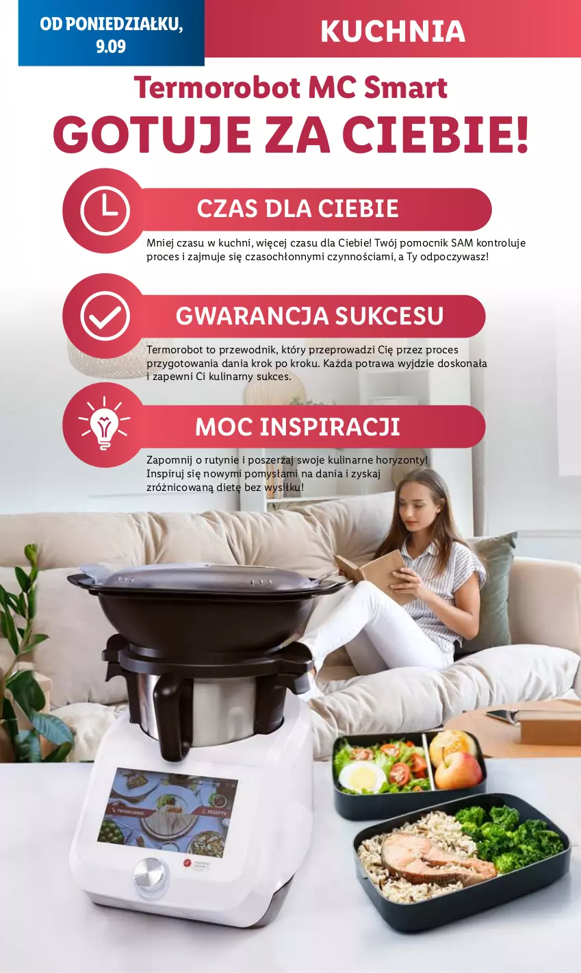 Gazetka promocyjna Lidl - GAZETKA - ważna 09.09 do 11.09.2024 - strona 8 - produkty: Kuchnia, Przewodnik, Robot