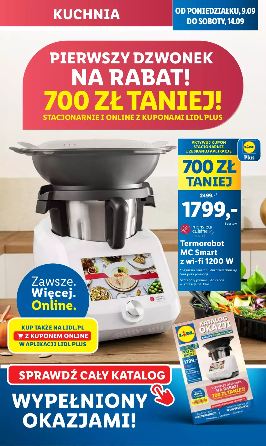 Gazetka promocyjna Lidl - GAZETKA - ważna 09.09 do 11.09.2024 - strona 9 - produkty: Dzwonek, Kuchnia, Robot