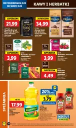 Gazetka promocyjna Lidl - GAZETKA - Gazetka - ważna od 11.09 do 11.09.2024 - strona 48 - produkty: Torebka, Ketchup, Kujawski, Kawa ziarnista, Kawa mielona, Kawa, Prima, Lavazza, Olej rzepakowy, Olej
