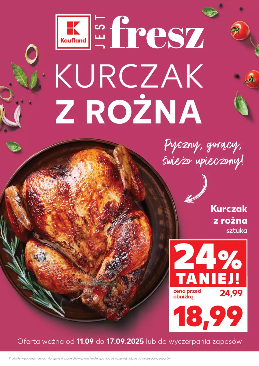 Gazetka promocyjna Kaufland - Kaufland - ważna 11.09 do 17.09.2025 - strona 1 - produkty: Kurczak