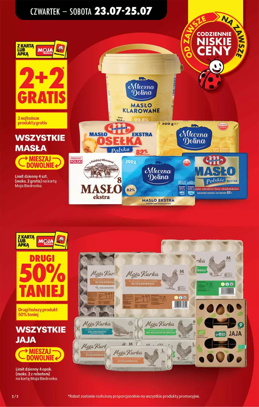 Gazetka promocyjna Biedronka - Od Czwartku - ważna 23.07 do 29.07.2026 - strona 2 - produkty: Fa, Gra, Masło, Masło klarowane, Mola