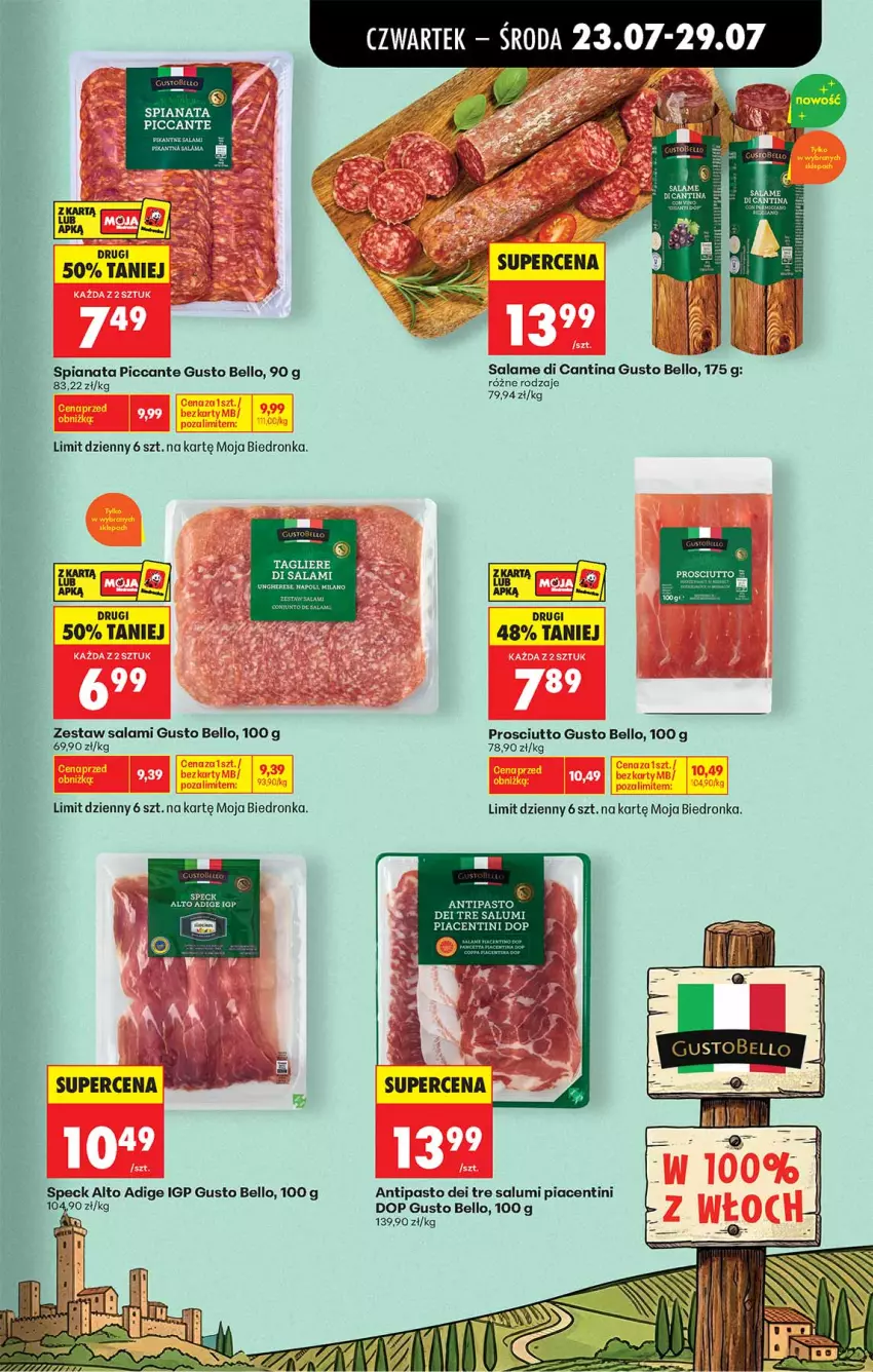 Gazetka promocyjna Biedronka - Od Czwartku - ważna 23.07 do 29.07.2026 - strona 37 - produkty: Bell, LG, Prosciutto, Salami