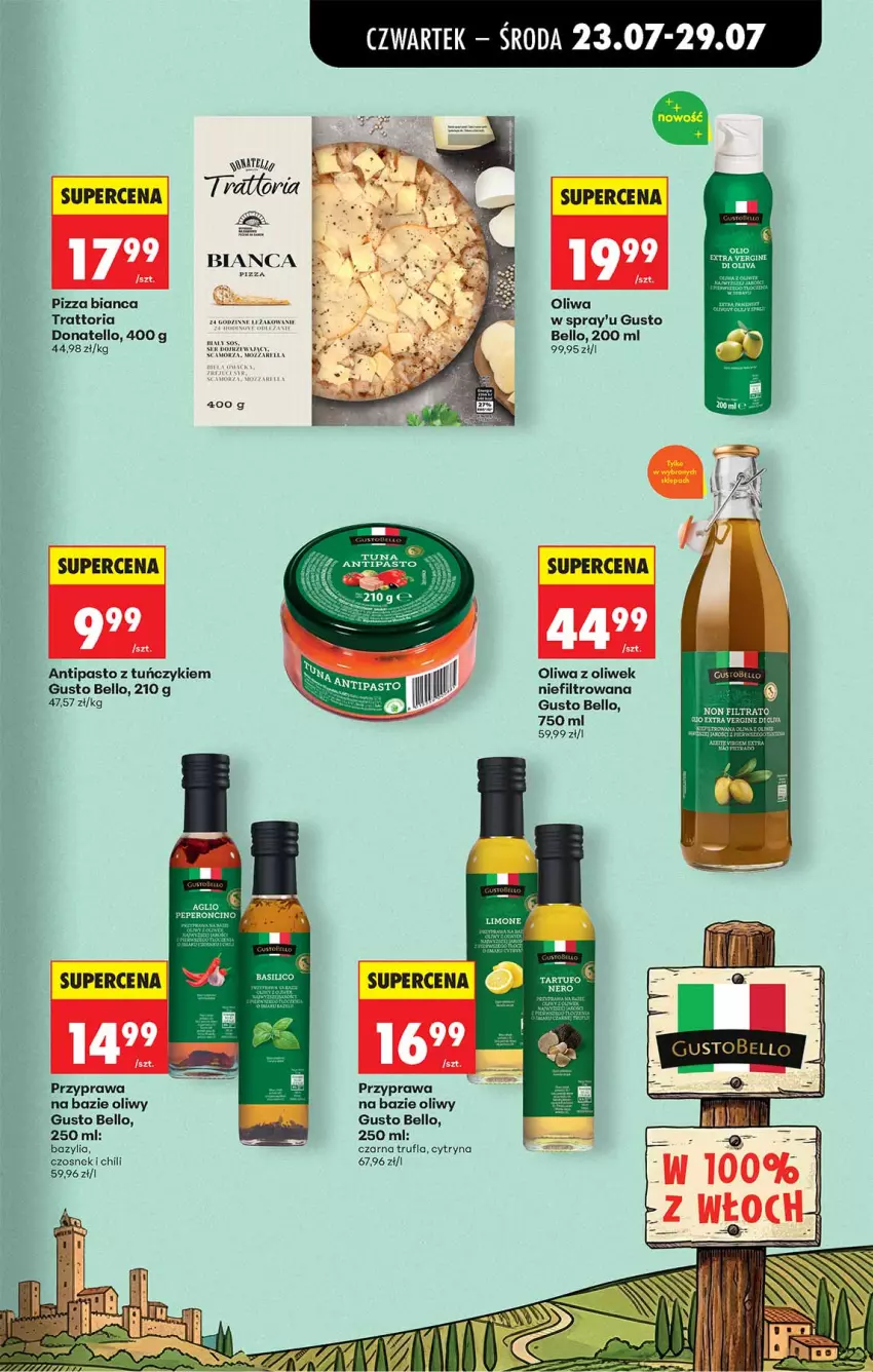 Gazetka promocyjna Biedronka - Od Czwartku - ważna 23.07 do 29.07.2026 - strona 41 - produkty: Bazyl, Bazylia, Bell, Czosnek, Fa, Gin, Oliwa, Oliwa z oliwek, Pizza, Tuńczyk