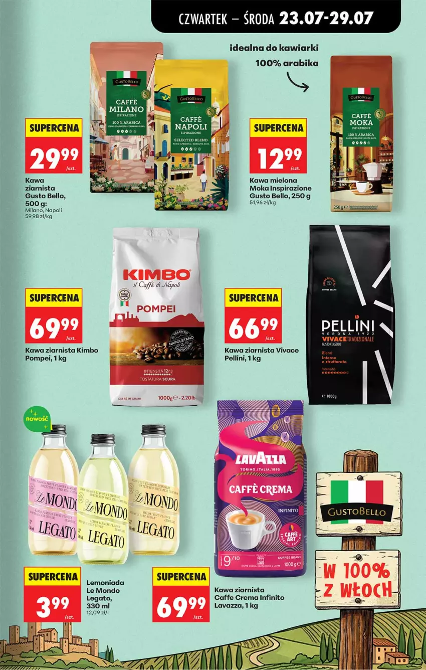 Gazetka promocyjna Biedronka - Od Czwartku - ważna 23.07 do 29.07.2026 - strona 45 - produkty: Bell, Kawa, Kawa mielona, Kawa ziarnista, Lavazza, Lemoniada, Rum