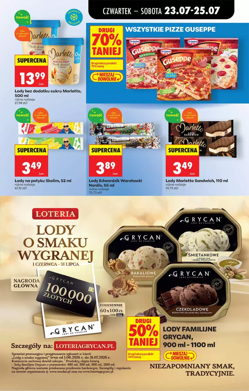 Gazetka promocyjna Biedronka - Od Czwartku - ważna 23.07 do 29.07.2026 - strona 47 - produkty: Fa, Gra, Gry, LG, Lody, Mola, Sos