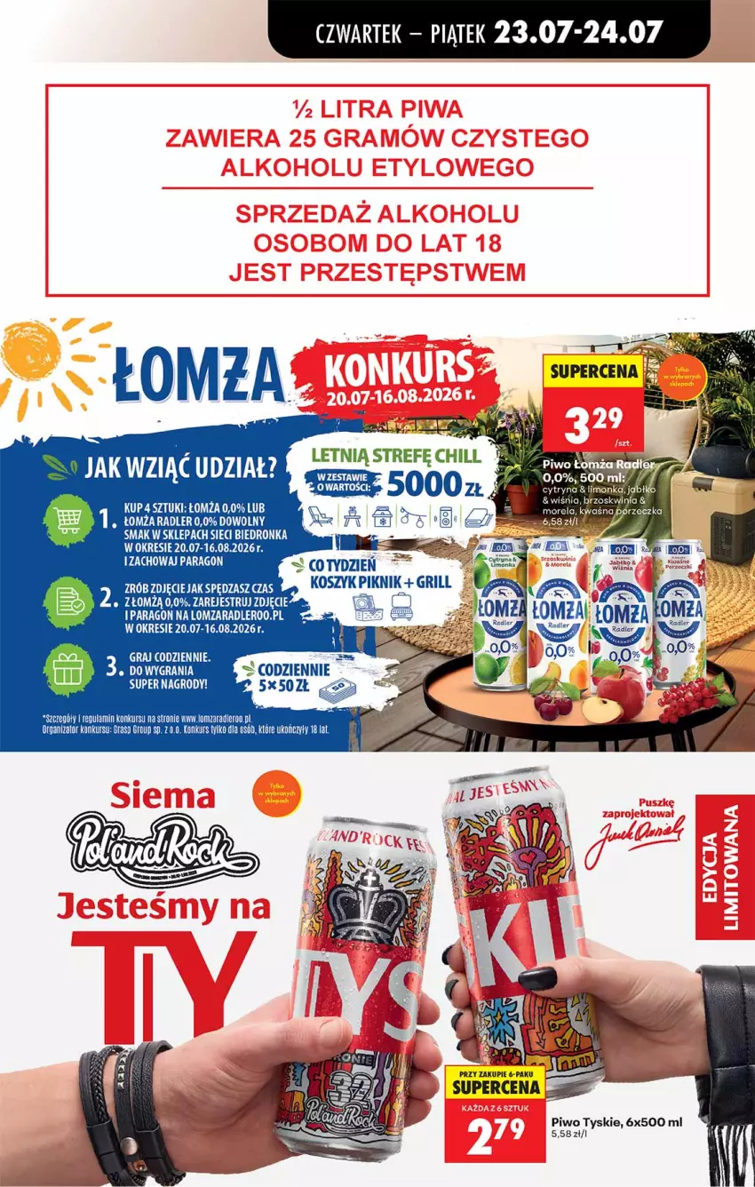 Gazetka promocyjna Biedronka - Od Czwartku - ważna 23.07 do 29.07.2026 - strona 55 - produkty: Gra, Piwo, Tyskie