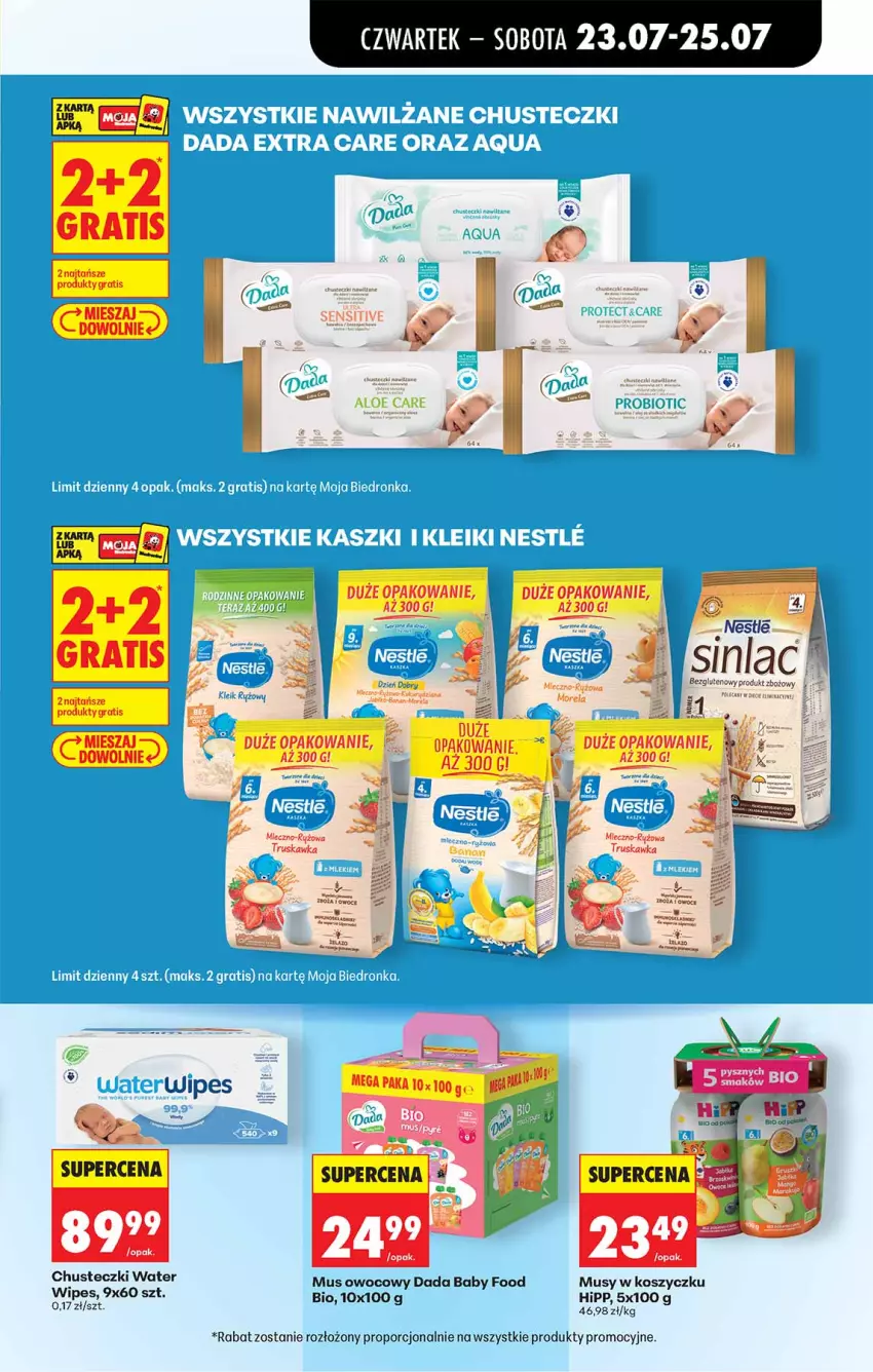 Gazetka promocyjna Biedronka - Od Czwartku - ważna 23.07 do 29.07.2026 - strona 59 - produkty: Chusteczki, Dada, Fa, HiPP, Kask, Kosz, Mus, Por, Ryż