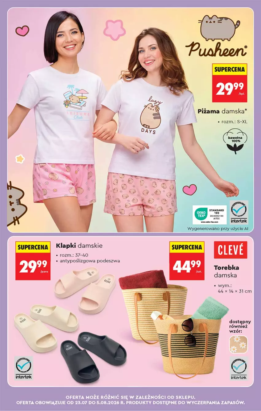 Gazetka promocyjna Biedronka - Od Czwartku - ważna 23.07 do 29.07.2026 - strona 83 - produkty: K2, Klapki, Torebka