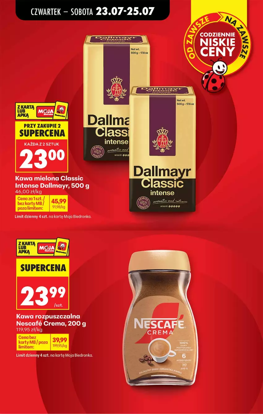 Gazetka promocyjna Biedronka - Od Czwartku - ważna 23.07 do 29.07.2026 - strona 9 - produkty: Dallmayr, Kawa, Kawa mielona