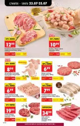 Gazetka promocyjna Biedronka - Od Czwartku - Gazetka - ważna od 29.07 do 29.07.2026 - strona 28 - produkty: Kurczak, Mięso mielone, Stek wołowy, Karkówka wieprzowa, Stek, Burger, Skrzydełka z kurczaka, Kotlet, Kiełbasa biała, Kiełbasa, Mięso