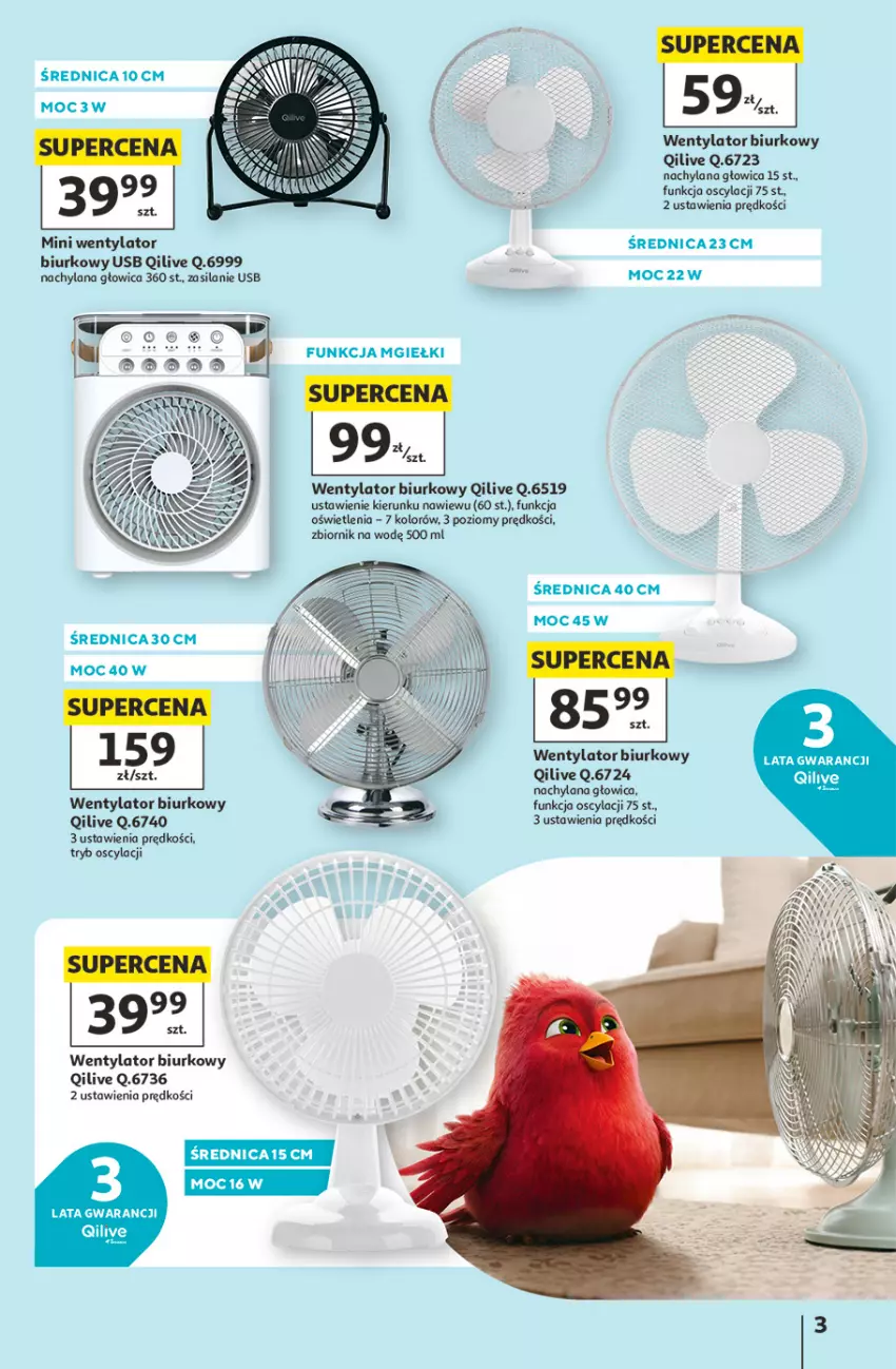 Gazetka promocyjna Auchan - Wentylatory Hipermarket - ważna 21.05 do 03.06.2026 - strona 3 - produkty: Biurko, LANA, LG, Silan