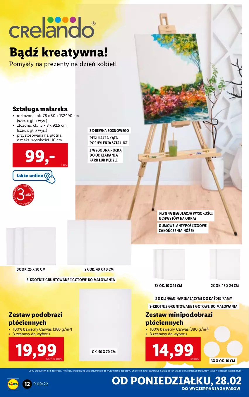 Gazetka promocyjna Lidl - GAZETKA - ważna 28.02 do 05.03.2022 - strona 12 - produkty: Fa, Grunt, Obraz, Sok, Sos