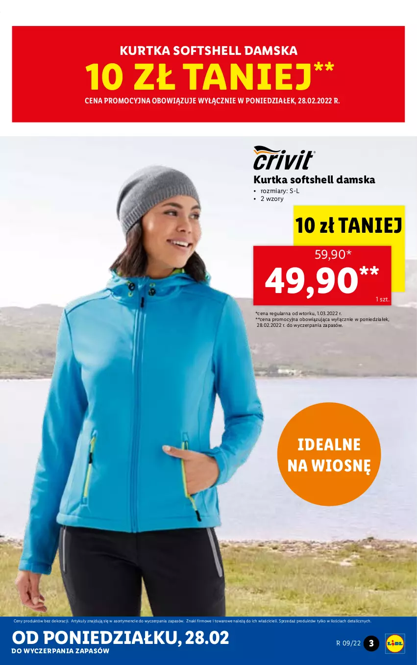 Gazetka promocyjna Lidl - GAZETKA - ważna 28.02 do 05.03.2022 - strona 3 - produkty: Kurtka, Kurtka softshell