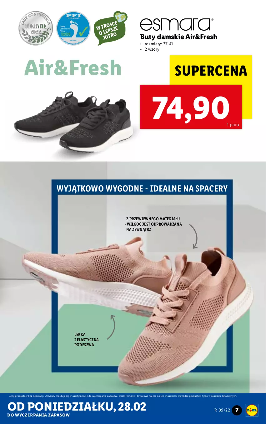 Gazetka promocyjna Lidl - GAZETKA - ważna 28.02 do 05.03.2022 - strona 7 - produkty: Acer, Buty, LG