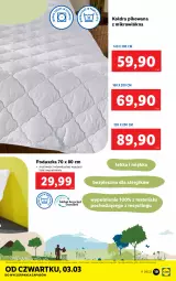 Gazetka promocyjna Lidl - GAZETKA - Gazetka - ważna od 05.03 do 05.03.2022 - strona 19 - produkty: Piec, Kołdra, Clin, Poduszka