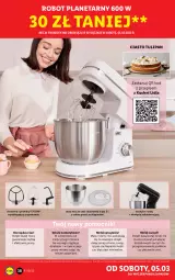 Gazetka promocyjna Lidl - GAZETKA - Gazetka - ważna od 05.03 do 05.03.2022 - strona 38 - produkty: Piec, Ser, Mus, Robot planetarny, Tulipan, Mikser, Robot, Dźwig