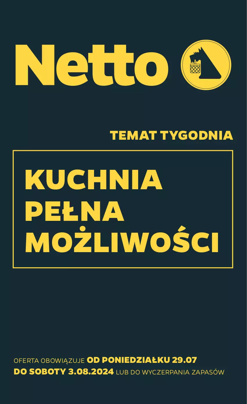 Gazetka promocyjna Netto - Od Poniedziałku Przemysłowa - ważna 29.07 do 03.08.2024 - strona 1 - produkty: Kuchnia