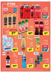 Gazetka promocyjna Carrefour - Gazetka Szalona 5 Market Łomża - Gazetka - ważna od 28.08 do 28.08.2022 - strona 11 - produkty: Hoop, Sok, Gin, Primavera, Coca-Cola, Paola, LANA, Pepsi, Napój izotoniczny, Napój gazowany, Prima, Tymbark, Syrop, Woda, Napój, Nektar