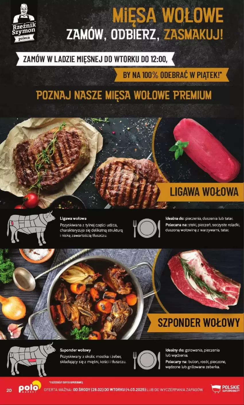 Gazetka promocyjna PoloMarket - ważna 26.02 do 04.03.2025 - strona 13 - produkty: Bulion, Grill, Lion, Piec, Stek, Szponder wołowy, Warzywa