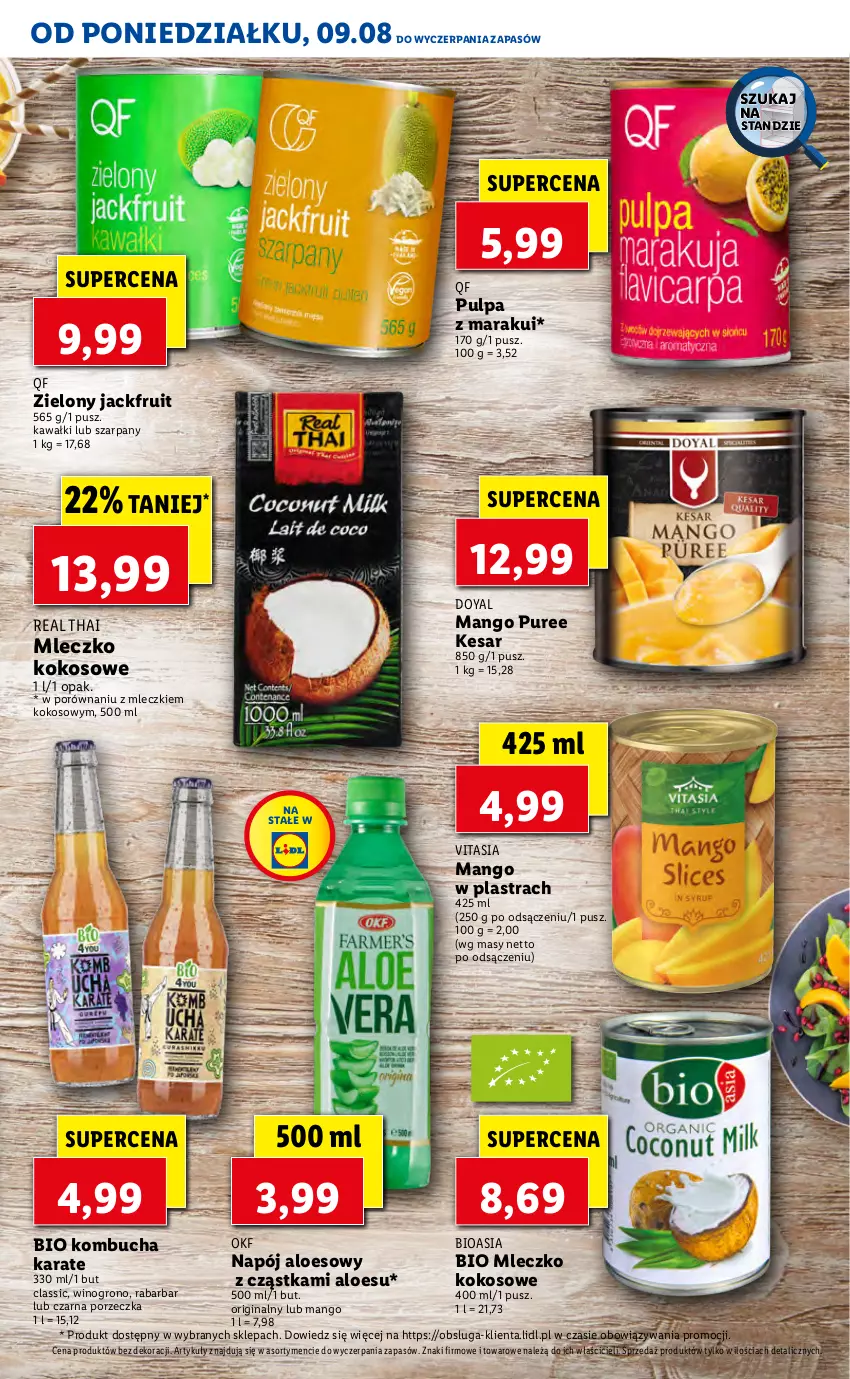 Gazetka promocyjna Lidl - KATALOG Z OFERTĄ VITASIA OD 09.08 - ważna 09.08 do 13.08.2021 - strona 23 - produkty: Gin, Kawa, Kokos, Mango, Mleczko, Napój, Por, Pur, Wino