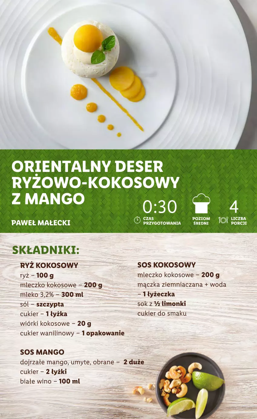 Gazetka promocyjna Lidl - KATALOG Z OFERTĄ VITASIA OD 09.08 - ważna 09.08 do 13.08.2021 - strona 24 - produkty: Kokos, Mango, Ryż, Sos, Woda