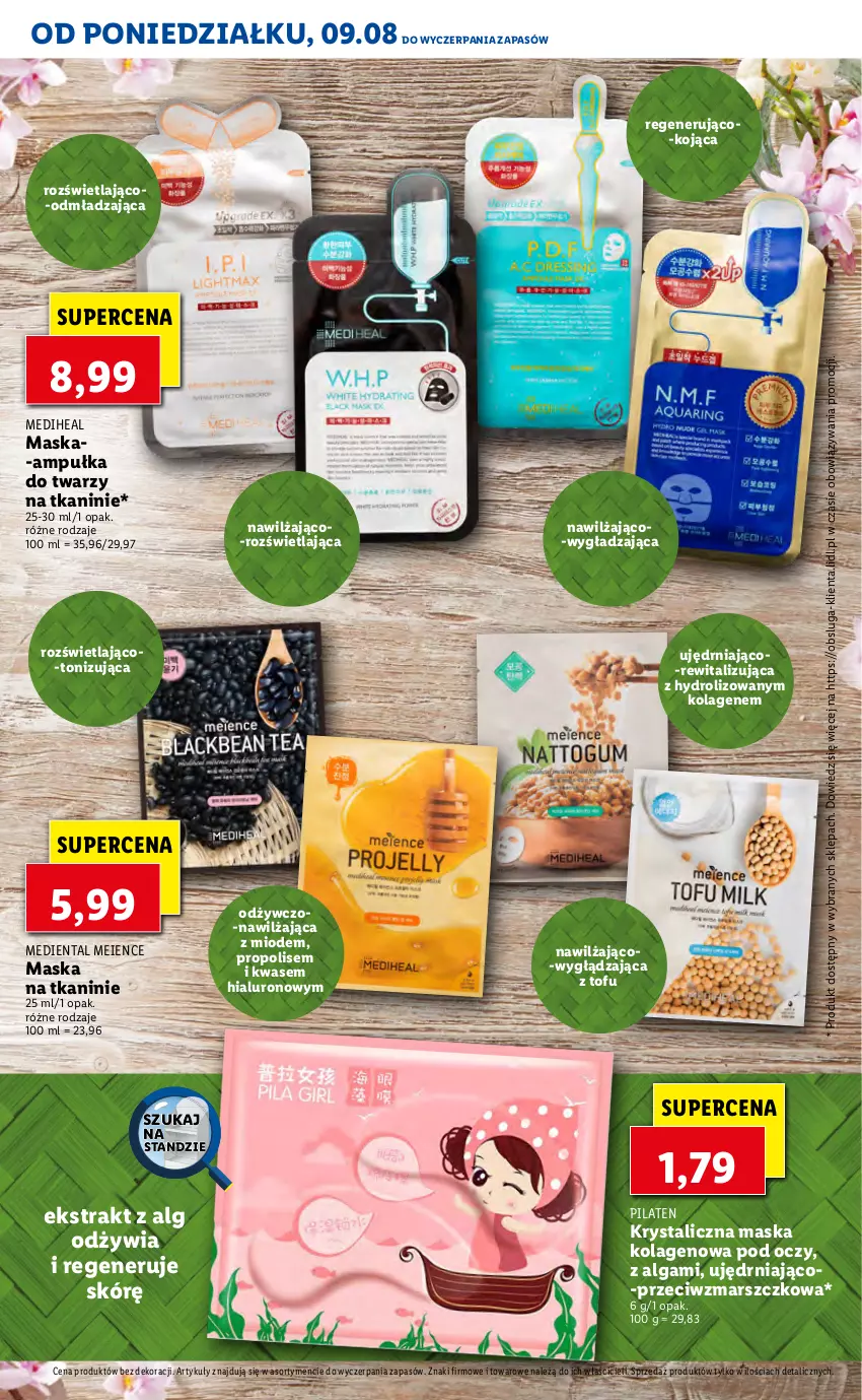 Gazetka promocyjna Lidl - KATALOG Z OFERTĄ VITASIA OD 09.08 - ważna 09.08 do 13.08.2021 - strona 27 - produkty: Kolagen, LG, Mars, Maska, Propolis, Tofu