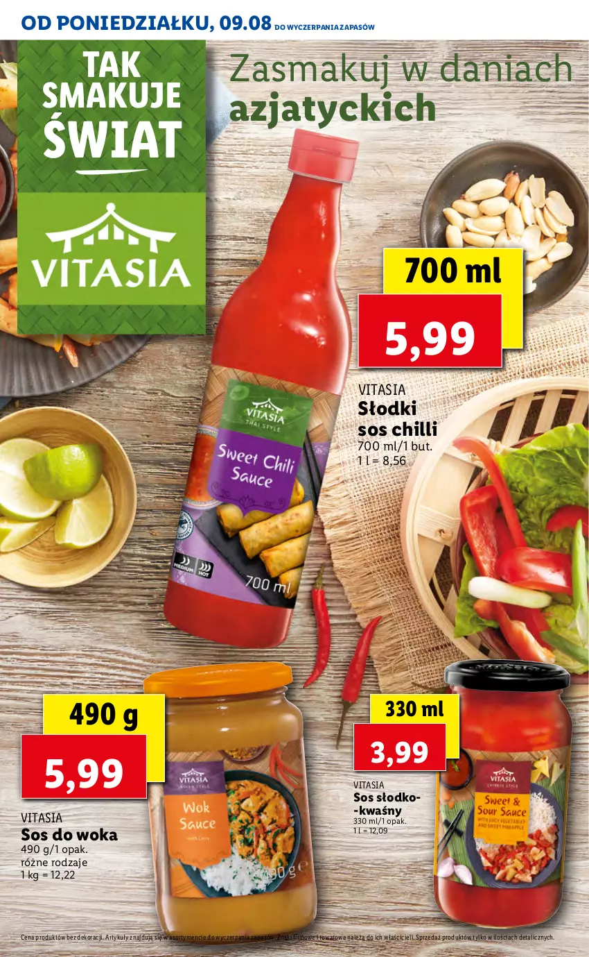 Gazetka promocyjna Lidl - KATALOG Z OFERTĄ VITASIA OD 09.08 - ważna 09.08 do 13.08.2021 - strona 4 - produkty: Sos, Sos chilli