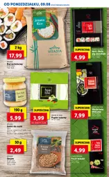 Gazetka promocyjna Lidl - KATALOG Z OFERTĄ VITASIA OD 09.08 - Gazetka - ważna od 13.08 do 13.08.2021 - strona 17 - produkty: Ryż, Papier, Pasta wasabi, House of Asia, Sezam, Sushi, Wasa, Papier ryżowy, Imbir, LG