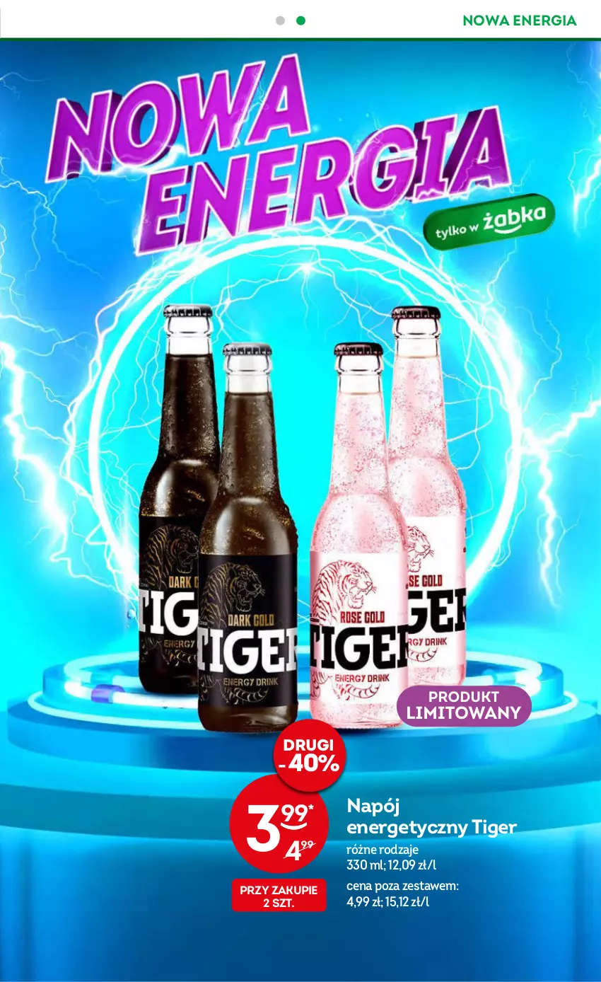 Gazetka promocyjna Żabka - ważna 13.09 do 26.09.2023 - strona 13 - produkty: Napój, Napój energetyczny, Tiger