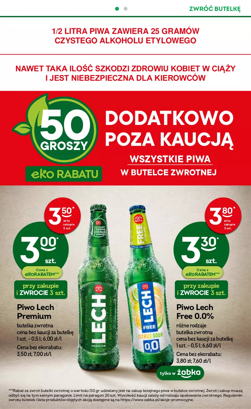 Gazetka promocyjna Żabka - ważna 13.09 do 26.09.2023 - strona 18 - produkty: Gra, Lech Premium, Mus, Olej, Piec, Piwa, Piwo, Sok