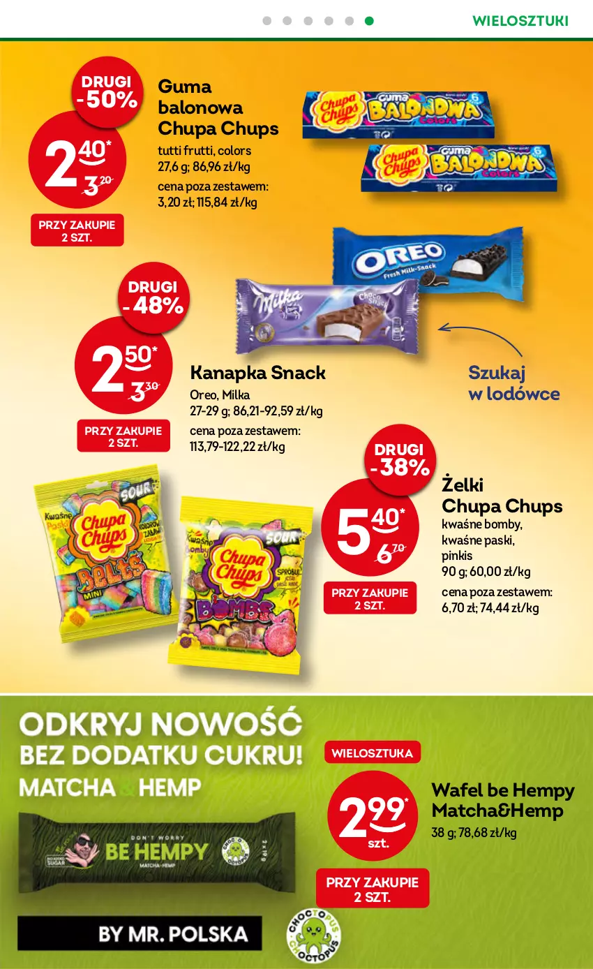 Gazetka promocyjna Żabka - ważna 13.09 do 26.09.2023 - strona 27 - produkty: Burger, Chupa Chups, Herbata, Kawa, Milka, Oreo