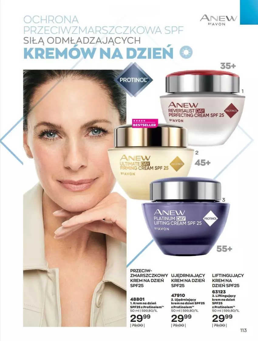 Gazetka promocyjna Avon - Lipiec - ważna 01.07 do 31.07.2021 - strona 113 - produkty: Anew, Krem na dzień, Mars