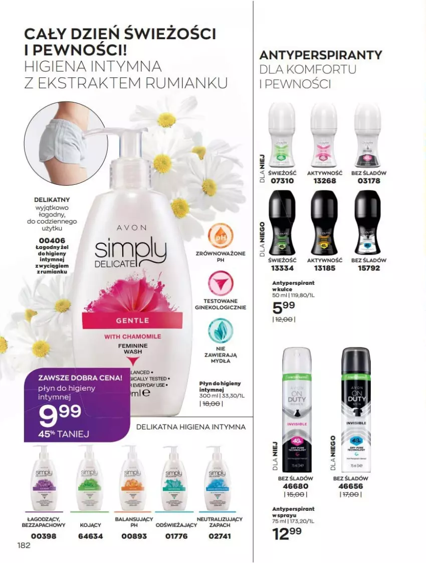 Gazetka promocyjna Avon - Lipiec - ważna 01.07 do 31.07.2021 - strona 182 - produkty: Antyperspirant, Gin, Rum