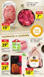 Gazetka promocyjna Intermarche - Gazetka Intermarche - Gazetka - ważna od 19.07 do 19.07.2023 - strona 9 - produkty: Kurczak, Mięso mielone, Królik, Tusz, Burger, Boczek, Grill, Mięso, Fa