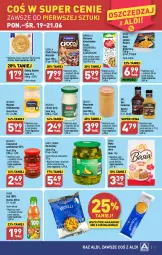 Gazetka promocyjna Aldi - Pełen katalog od 19.06 - Gazetka - ważna od 25.06 do 25.06.2023 - strona 7 - produkty: Chrzan, Lubella, Majonez, Koncentrat pomidorowy, Makaron, Warzywa, Sos, Sok, Ser, Mus, Korniszony, Bell, Bonduelle, Warzywa konserwowe, Mąka, Basia, Kubuś, Bella, Mąka tortowa, Musztarda, Danie gotowe