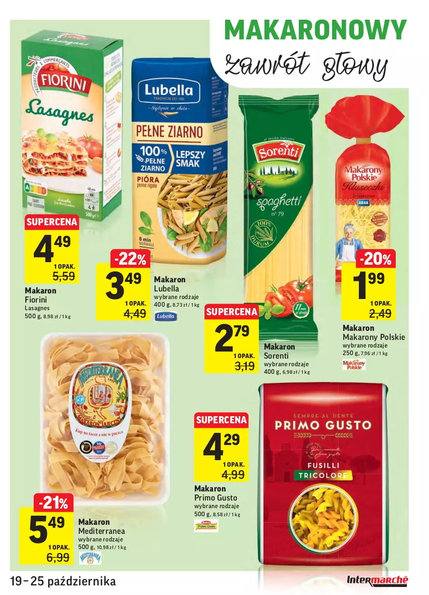 Gazetka promocyjna Intermarche - Gazetka promocyjna - ważna 19.10 do 25.10.2021 - strona 27 - produkty: Bell, Bella, Lasagne, Lubella, Makaron